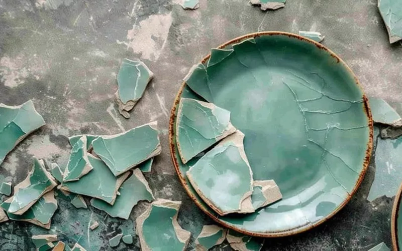 Brittle microstructure of Ceramics