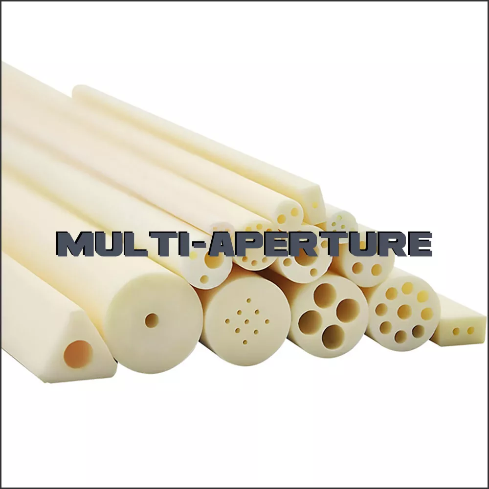 Multi-aperture alumina tube
