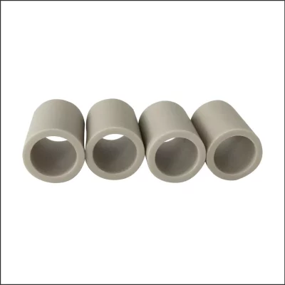 High-purity aluminum nitride ceramic tube with smooth surface and precise dimensions
