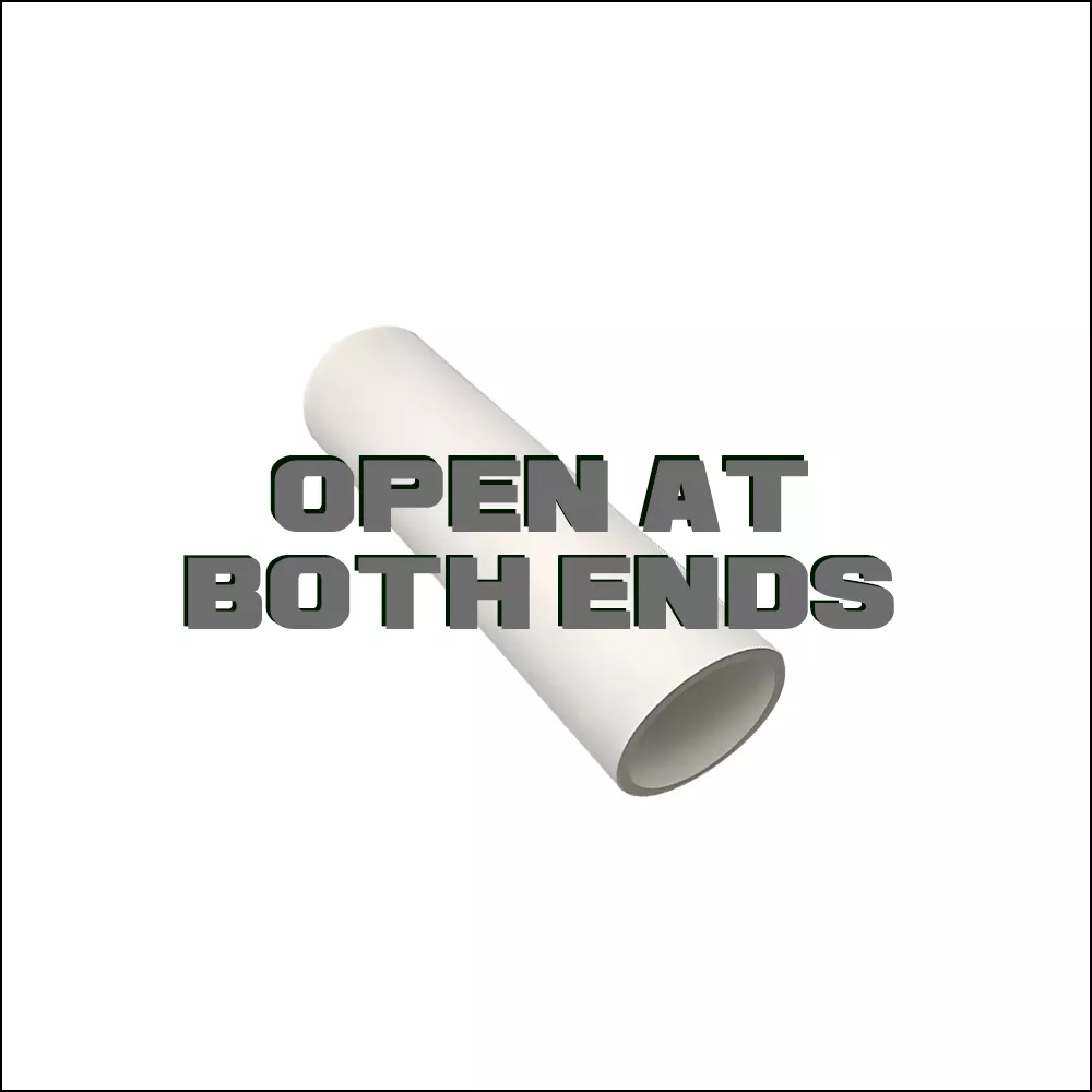 Boron nitride ceramic tube open at both ends for high temperature insulation applications