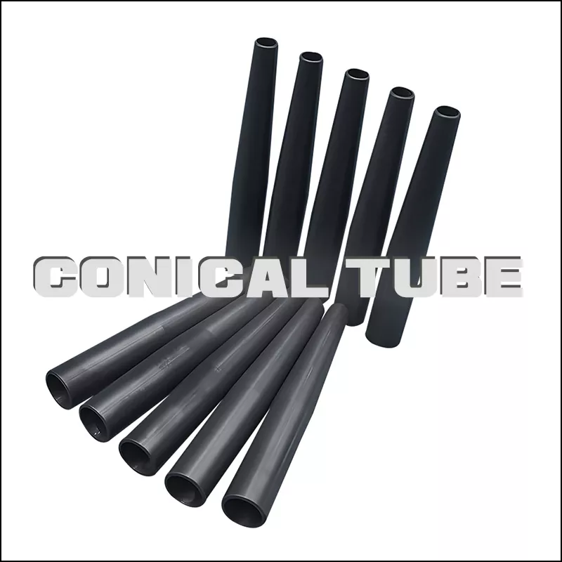 Silicon nitride tapered ceramic tube