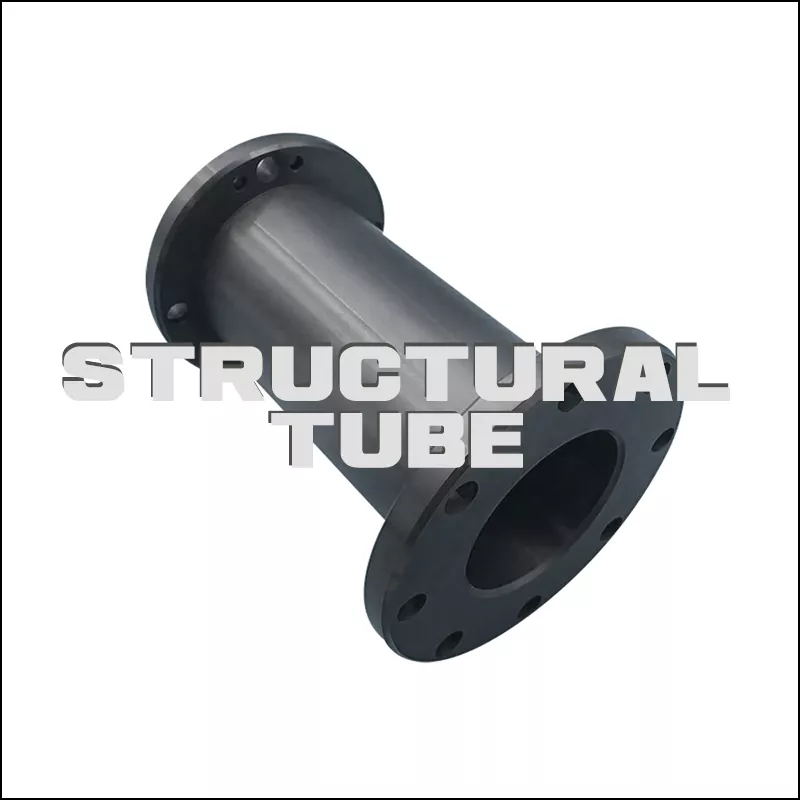 High strength silicon nitride structural ceramic tube for industrial applications