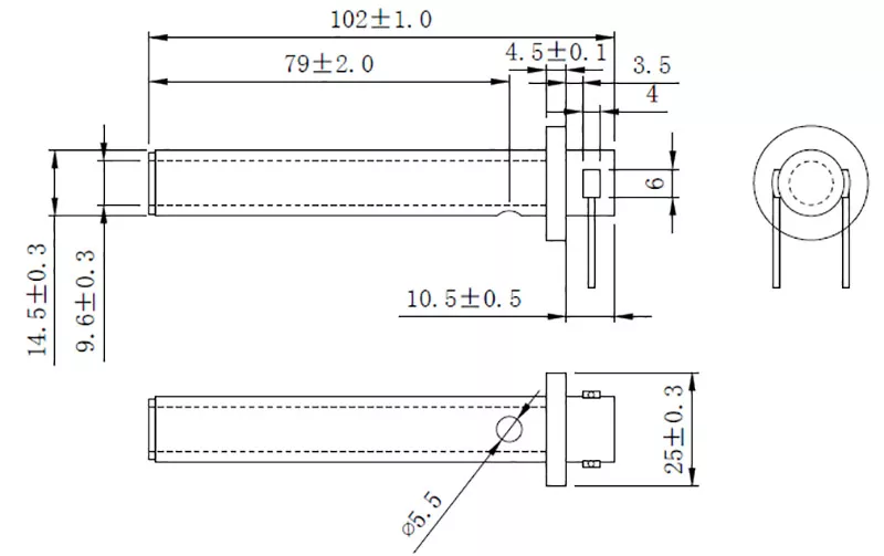 Ceramic Water Heater Element Details Structure Diagram