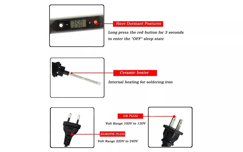 Supply high quality plug-in welded ceramic heating elements