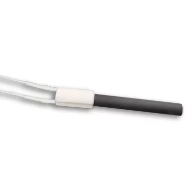 Black alumina ceramic igniter 300W front view for biomass stoves