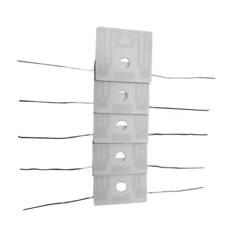 Durable ceramic heater element designed for line protection
