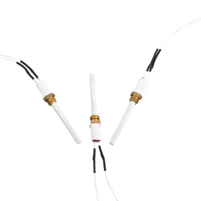 Ceramic heating rod for moxibustion bed