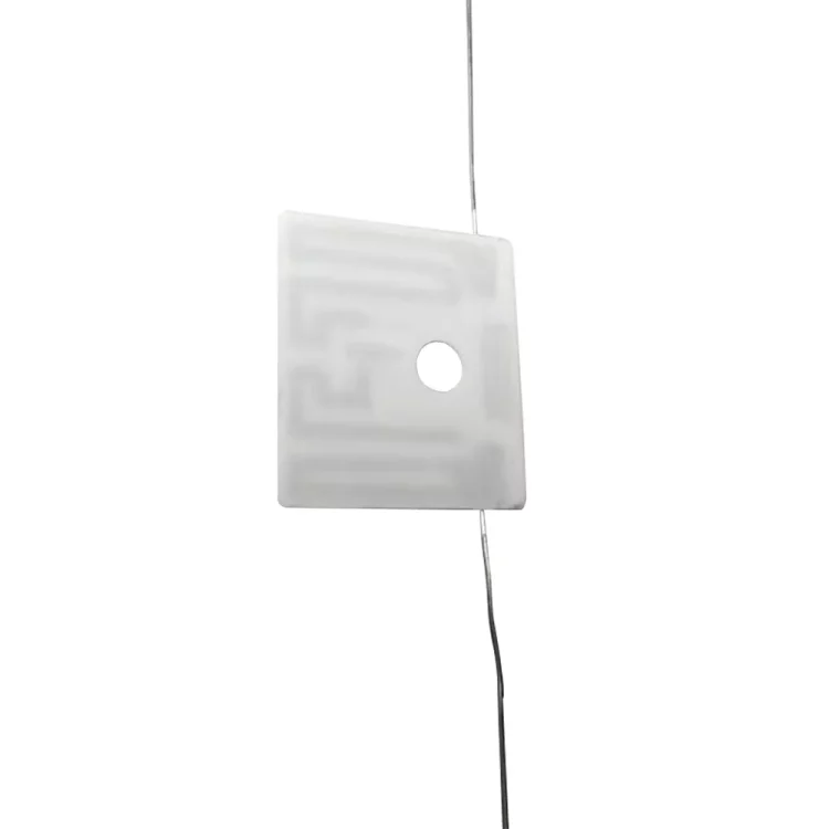 Ceramic heating element for line protection applications
