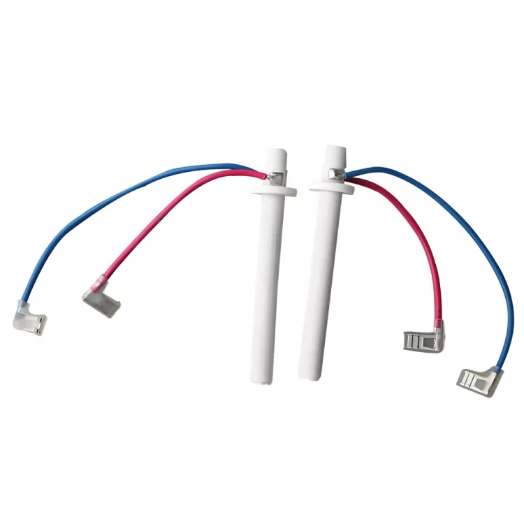 Ceramic heating tube for toilet seat water heater