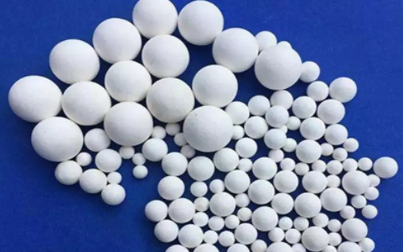 Fig 4., Polished alumina balls