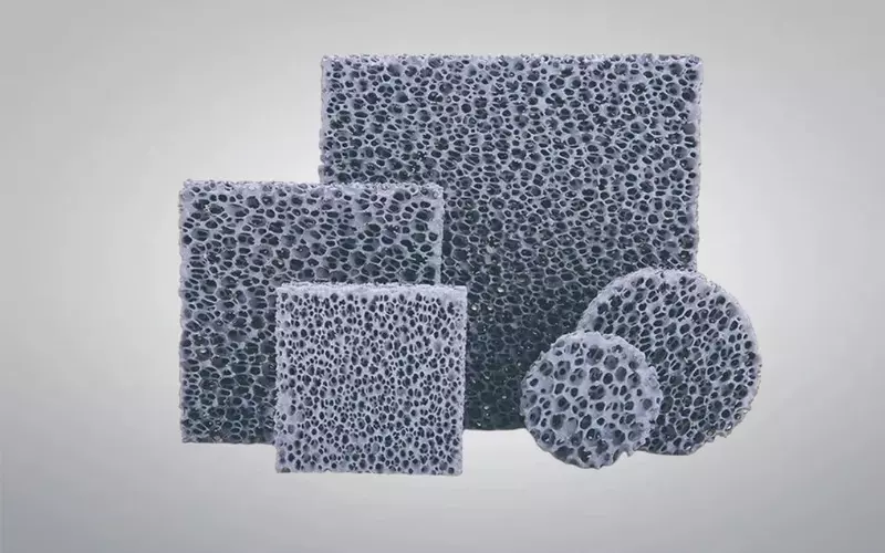 Silicon Carbide Foam Filter Silicon Carbide Foam Filter is a high-performance filtration material with excellent high-temperature resistance (up to 1500℃), chemical corrosion resistance, and high mechanical strength.