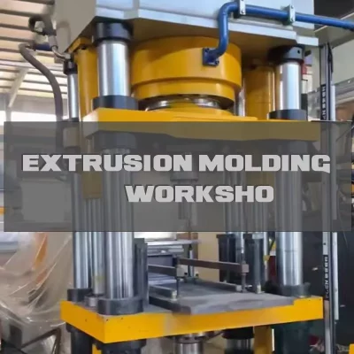 High-precision ceramic extrusion line operating in a clean workshop.