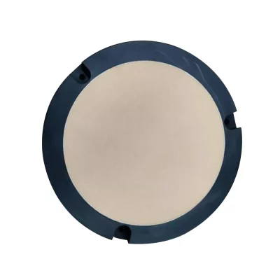 Microporous alumina ceramic suction cup for semiconductor wafer handling