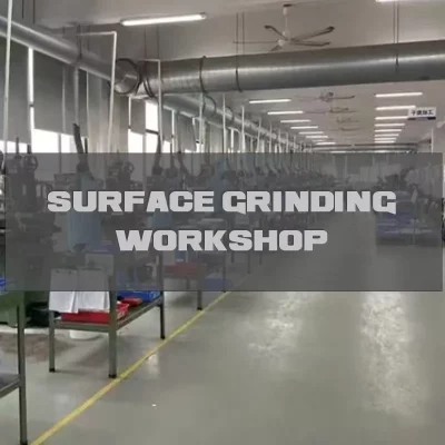 Surface grinding workshop for precision ceramic machining.