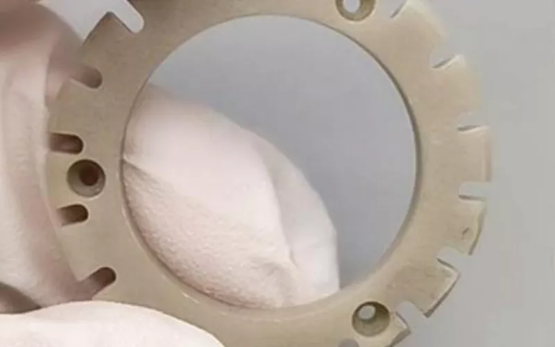 Aluminum nitride ceramic ring