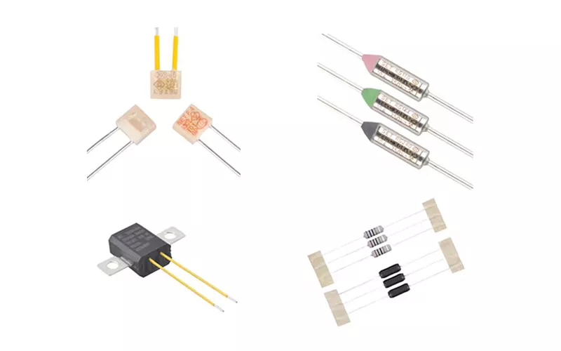 Ceramic heating elements used for circuit protection.