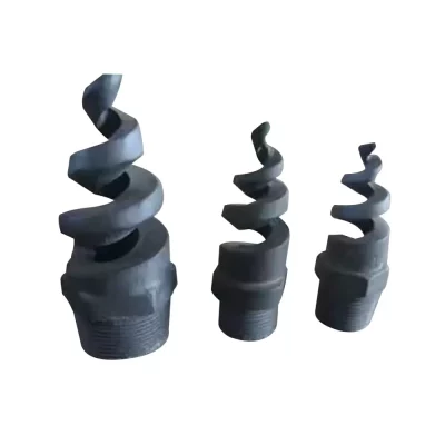 Silicon carbide spiral nozzle