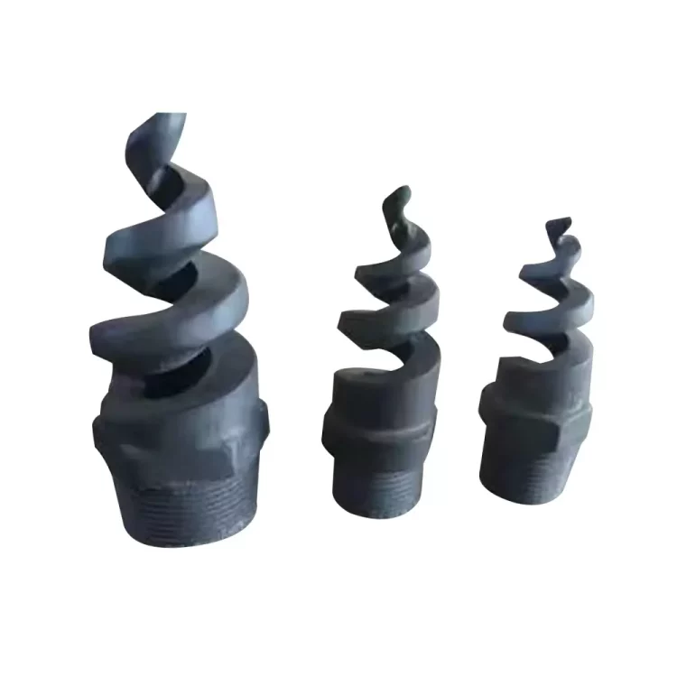 Silicon carbide spiral nozzle