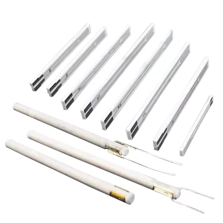 Ceramic heating rod used in automotive oxygen sensors for fast warm-up