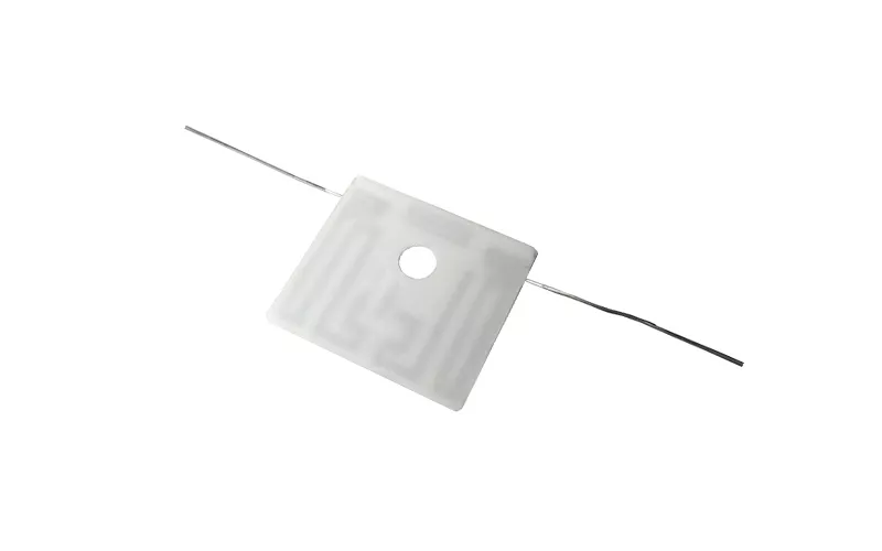 Self-regulating ceramic heater plate for electrical circuit protection applications