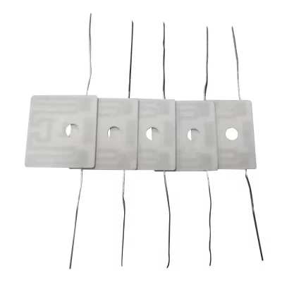 Ceramic heating plate used for circuit and wire protection in electronic systems