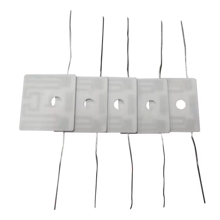 Ceramic heating plate used for circuit and wire protection in electronic systems