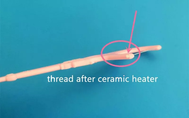 Ceramic heater used in dental flosser to provide stable and efficient heating.