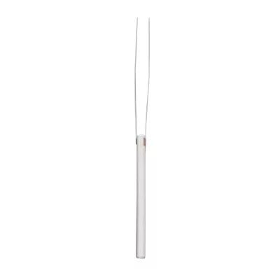 Miniature ceramic heating rod used in dental cleaning equipment.