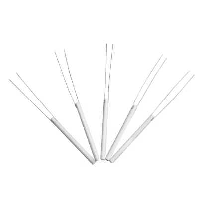 Durable ceramic heater element for water flosser applications.