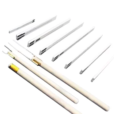 Precision ceramic heating element rod for automotive exhaust oxygen sensors