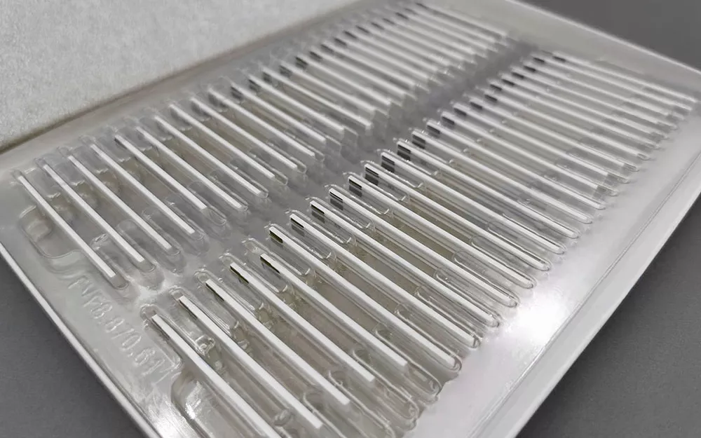 Planar zirconia ceramic chip used in automotive oxygen sensor for exhaust gas detection