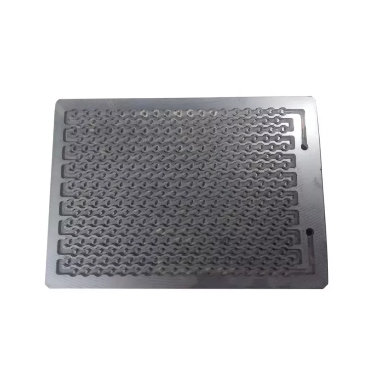 SiC microreaction plate designed for high temperature and high pressure microreaction systems
