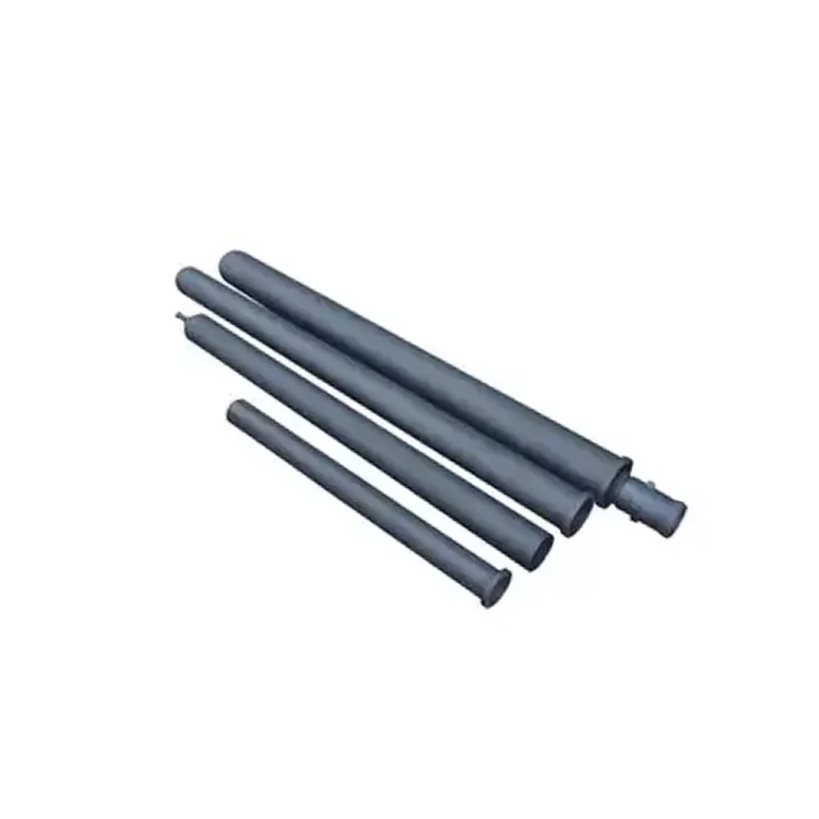 Silicon carbide radiant tube designed for high temperature furnace heating applications
