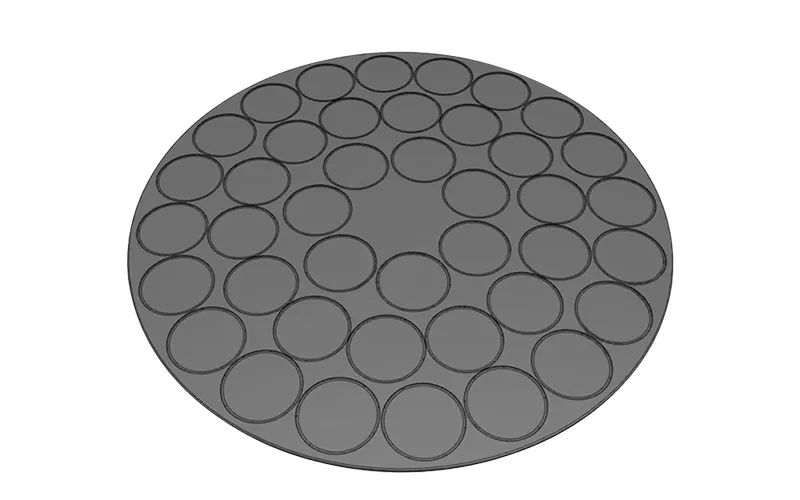 MOCVD Silicon Carbide Coated Disks