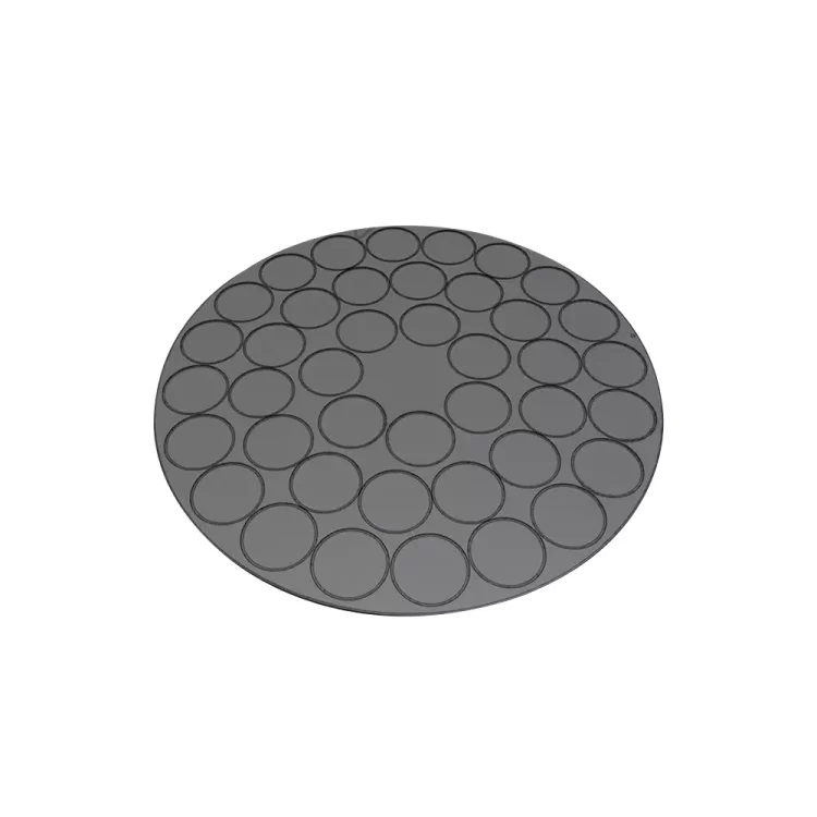 MOCVD silicon carbide coated disks designed for high temperature semiconductor processing