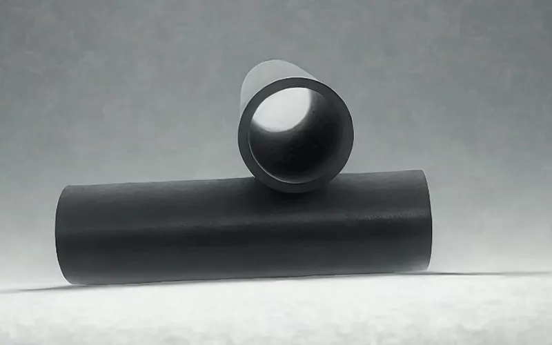 Silicon carbide furnace tube used in semiconductor diffusion furnaces, providing high purity and stable high-temperature performance