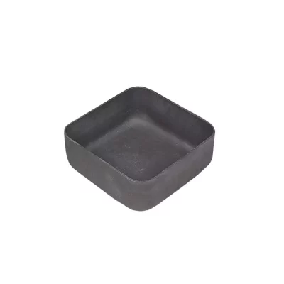 Industrial silicon carbide square ceramic crucible with excellent thermal and chemical resistance
