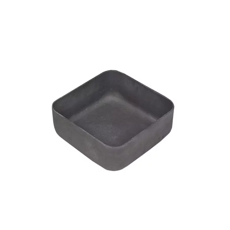 Industrial silicon carbide square ceramic crucible with excellent thermal and chemical resistance