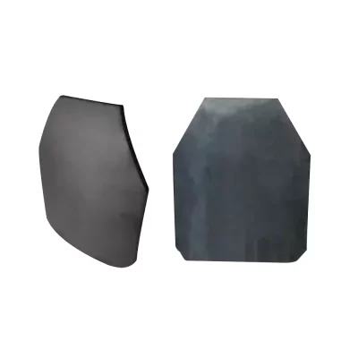 Silicon carbide bulletproof plate with high hardness and lightweight ballistic protection
