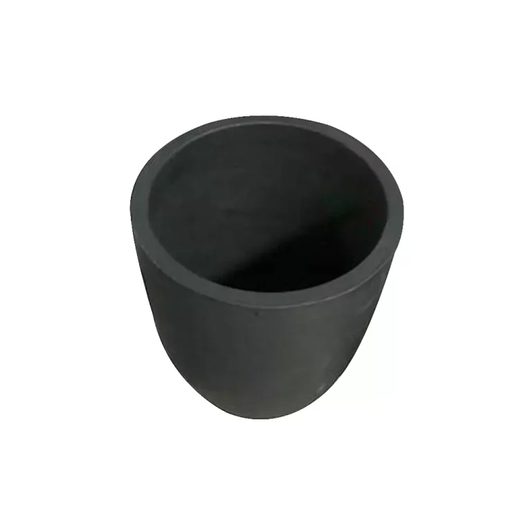 Silicon carbide round crucible with excellent thermal conductivity and high temperature resistance for industrial melting and sintering applications