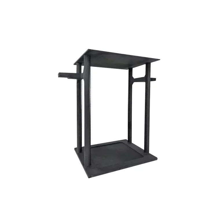 Silicon carbide vertical wafer boat designed for high temperature semiconductor processing