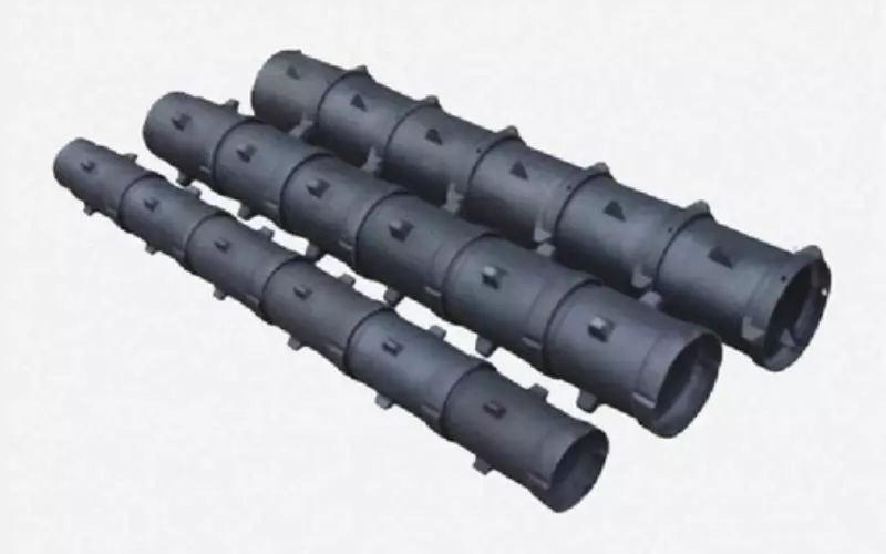 Silicon carbide radiant tubes in different sizes