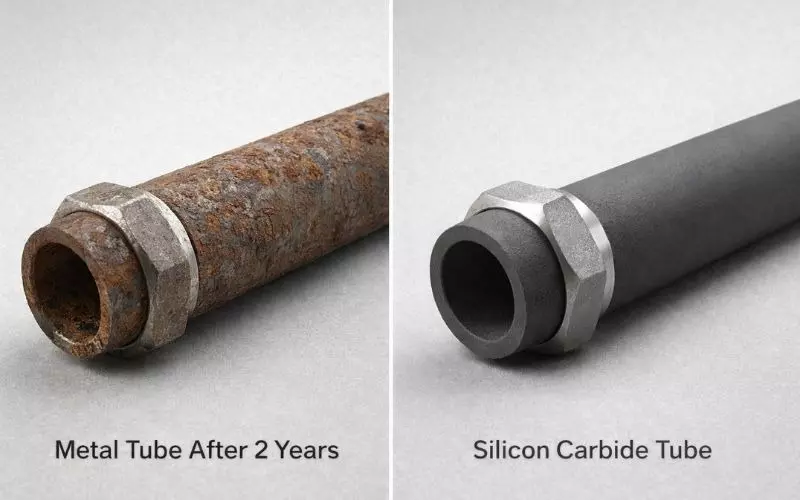 Metal oxidation vs silicon carbide durability
