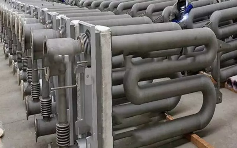 Silicon carbide radiant tubes in industrial furnace