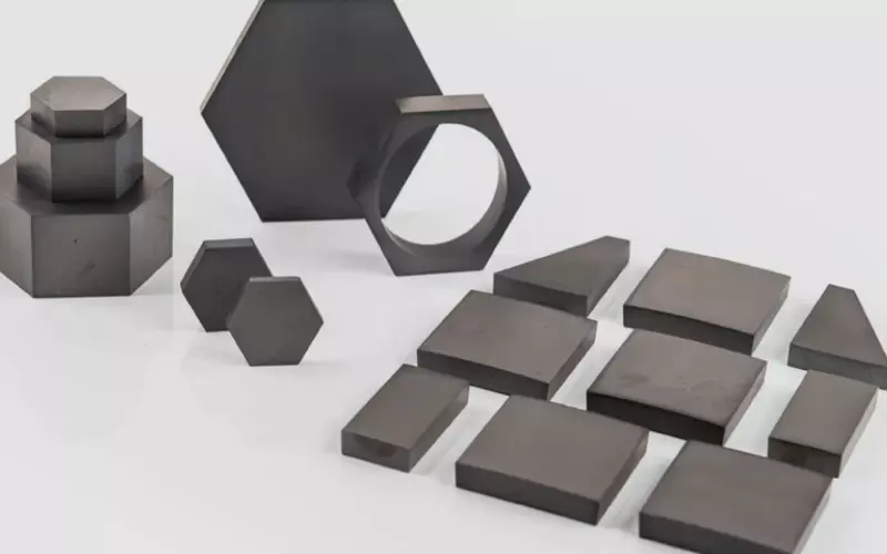 Fig 1., Silicon carbide plates used in light armor systems