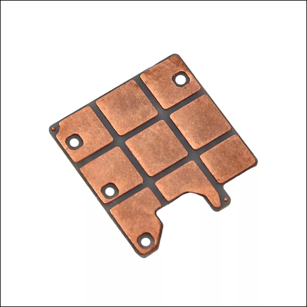 Aluminum nitride AMB substrate with patterned copper circuit for industrial and automotive applications