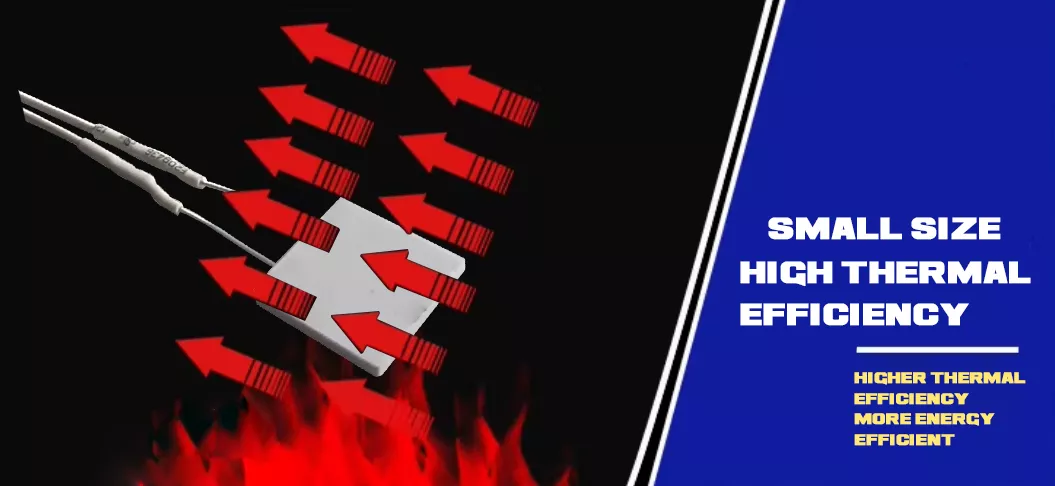 Alumina heating elements are small in size and have high thermal efficiency.