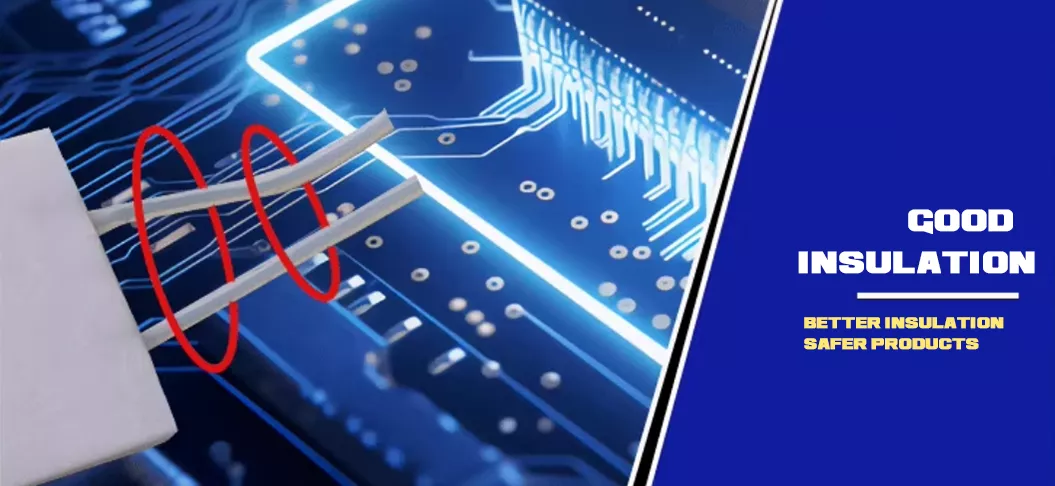 Alumina heating elements have good insulation properties, making the product safer.