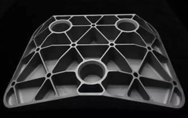 Silicon carbide mirror blank lightweight structure