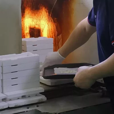 Alumina ceramic sintering